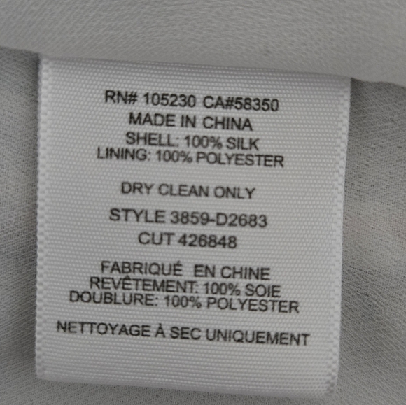 JOIE Silk Floral Print Dress - Vesta In White Orange Tan Size Medium - Picture 10 of 10